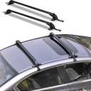 Universal Car Roof Rack, 43" Cross Bars with Anti-Theft Lock, Adjustable Aluminum Alloy Crossbars Heavy Duty Roof Crossbars for Car Roof Cargo Carrier, 165LBS Max Load
