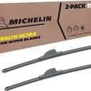 Michelin 19-1918SUBA Stealth Ultra Twin Pack 19 & 18 inch Wiper Blade Fits Select Mini, Mazda, Fiat, Nissan, Mercedes-Benz, Mitsubishi, Hyundai, Chevrolet, Eagle, Model Years (2 Pack)