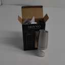 Gravity Electric Salt and Pepper Grinder Set, Battery Powered LED Light One Hand Automatic Operation, Adjustable Coarseness Mill Grinders Shakers Black (B.Silver 2p)