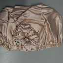 5 x CoolMate Adjustable Satin Silk Bonnet for Sleeping Women, Tie Double Lined Silk Bonnet for Women Long Hair