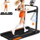 Mahrole Walking Pad with Vibration Plate and Handle Bar,Foldable Treadmill