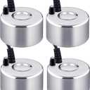 Maitys 4 Pcs Mist Maker Fogger Small Ultrasonic Fog Machine Fountain Halloween Cauldron Mister Fogger Water Garden Pond Foggers Air Humidifier with 12 LED Light Flashes for Party