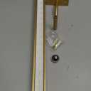 Lights for Pictures on Wall, 16in Battery Operated Picture Lights for Paintings, 5000mAh Wall Lights with Remote and 3 Light Modes,Art Light for Wall Painting,Frame, Portrait, Dartboard - Gold (1Pack - 16 in)