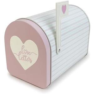 Designstyles Willow&Riley Mailbox for Gifts - Mini Mailbox Tin for Party Favors, Classroom Prize Supplies - Love Box for Exchange Gifts and Greeting Cards