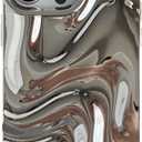 Caseative for iPhone 16 Pro Max Case,Water Ripple Pattern Wave Phone Case (Silver)