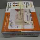 Folding Bread Proofing Box with 50-113 Temp Control & 48H Timer, Dough Proofer with Metal Rack, Humidor, Recipes, Ideal for Sourdough, Bread Baking, Pizza, Yogurt, Kombucha, Precise Control