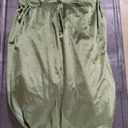 Olive Green Trible Pinch Pleat Velvet Curtains for Living Room 1 Panel Set 80x108