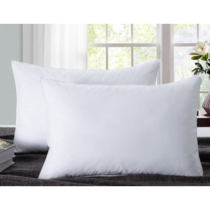 Carpenter White Pillows Mictofiber Twin Pack
2 Pack Feather Microfiber Pillows Medium Firm for Back and Side Sleepers, Queen
 of 2