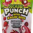 2 x Sour Punch Ragin' Reds Sour Candy Bites, 9oz Bag (EXP 03/03/26)