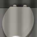 Mayfair Caswell Modern Slow Close Toilet Seat, Durable Plastic, Elongated, White