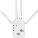 WiFi Extender Signal Booster for Home - 300Mbps Single Band, Covers 3999 Sq Ft & 55 Devices,