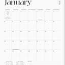 Cabbrix Wall Calendar 2026, 18 Months Wall Calendar Covering January 2026 to June 2027, 15" x 12", Twin-Wire Binding, Hanging Calendar for Home Office School, Simplified