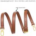 Vachetta Leather purse strap Genuine Leather Adjustable Replacement Strap for Shoulder Bag Handbag Purse