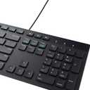 Dell Wired Keyboard and Mouse - KM300C, Black