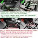 EDBETOS Center Console Organizer for 2021-2026 Chevy Tahoe/Suburban and 2021-2024 GMC Yukon, Fit Standard Console with Charging Socket Only, NOT for Power Sliding Console. Won't Block Original Tray
