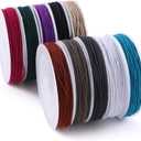 1mm Elastic Cord for Making Jewelry 130m/142Yards 10Roll Multicolor Stretch String Beading Crafting for DIY Masks Jewelry Making Necklace Bracelet Beading Craft Thread