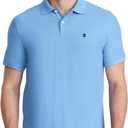 Izod Men's Advantage Performance Short Sleeve Fashion Polo Shirt (Blue) XXL