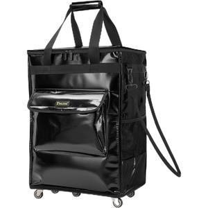 BALEINE Reusable Grocery Bags on Wheels, Rolling Tote Bag, Shopping Trolley, Large Backpack Shopping Carts for Groceries