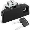 Glove Box Lock Assembly 77540-S9A-G01ZA Fit for Honda CR-V 2002-2006, Element 2003-2007 Replace 77540S9AG01ZA, black