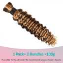 Boho Hair for Braiding 16 Inch P4/27 Human Braiding Hair for Boho Braids Human Curly Hair for Boho Knotless Braids 2 Bundles 100g Deep Wave Bulk Human Hair for Braiding (P4/27, 16 Inch)