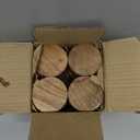NIRMAN Acacia Wood Tealight Candle Holder for Wedding, Party, Birthday, Holiday, Home Decoration (2.25" x 2.25" x 1"), (Set of 12)