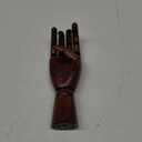 Hand Jewelry Holder Wooden Hand Mannequin for Jewelry, Ancient Dark Red Manikin Right Hand for Jewelry Sunglasses Holder, 26cm, Right Hand