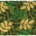 Notrax, Green Leaf, Handmade Natural Coir Doormat, Entry Mat for Indoor or Outdoor Use, 18"x30", C11 (C11S1830GL)