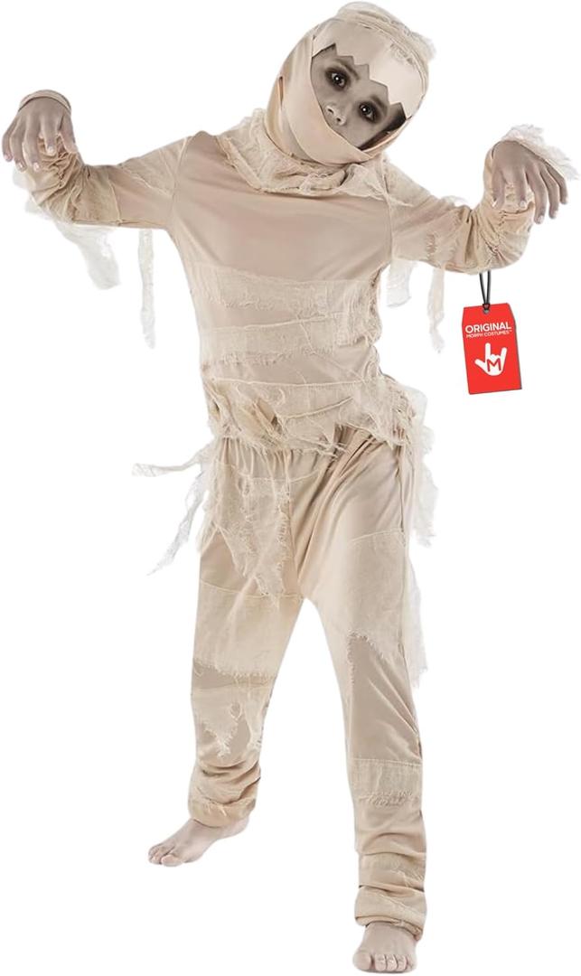 Morph Mummy Costume for Kids, Mummy Costumes for Boys, Scary Girl Costume, Scary Costumes for Kids (Large)