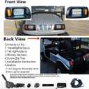Dr.Acces Club Car DS LED Light with Deluxe harness and Upgrade Headlight Power Kits | with Turn Signals, Hazard Flasher, Horn and Brake for Club Car DS Gas & Electric Golf carts (1993 & up)
