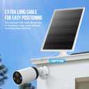 6W Solar Panel for Ring Camera, Solar Panel with Ring Stick Up Cam & USB-C Port for Ring Stick Up Cam & Spotlight Cam Series, IP66 Waterproof, 360 Adjustable Security Mount, 1PC