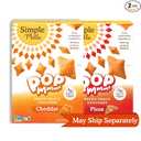 Simple Mills Cheddar Pop Mmms Baked Snack Crackers, Kosher, Gluten Free & Non-GMO, 5.60 Ounce (Pack of 4) (EXP 08/02/26)