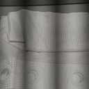 YellyHommy No Hook Shower Curtain with Snap in Fabric Liner Set Less Time White Waffle Shower Curtain for Bathroom 75" L x 72" W