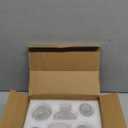 Vixdonos Glass Candlestick Holders Tealight Candle Holders for Table Centerpieces, Wedding Decor and Dinner Party (6 Pcs, Clear)