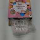 11" Acrylic Letter Charcuterie Tray, Charcuterie Letters Fillable Box for Food, Reusable Serving Cake Candy Dish Display Tray for Birthday Anniversary Party Decoration (Letter V)