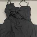 Women's Tie Knot Cutout Front V Neck Spaghetti Strap High Waist Wide Leg Summer Casual Jumpsuits Rompers (AVBLTK)