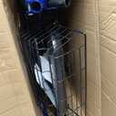 Medline Steel Rollator Walker with Seat, Blue, 300 lb. Weight Capacity, 8 Wheels, Foldable, Adjustable Handles, Rollator Walker for Seniors, Rolling Walker for Mobility Impairment