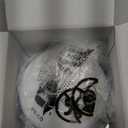 Blufree Floating Pool Speaker w/Colorful Lights, Portable Wireless Pool Speaker Bluetooth Waterproof IP68, Built-in Mic & Crystal Clear Sound Floating Hot Tub Speakers for Pools Party Outdoor (White)