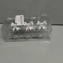 CHICTIE Decorative Shower Curtain Hooks, Bow Knot Shower Curtain Rings Hooks for Bathroom Baby Kids Room Rustproof Shower Hooks (Silver)