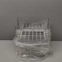 12 PACK LARGE Clear Storage Bins with Handles & Labels, Multiuse Plastic Pantry Organizer Bins for Home Kitchen, Fridge, Freezer, Cabinet, Closet, Bathroom, Shelf, Laundry, RV, Under Sink Organization