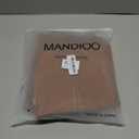 MANDIOO Set of 2 Boho Striped Faux Leather Throw Pillow Covers 16x16 Inch Modern Luxury Square Decorative Cushion Cases for Living Room Bedroom Sofa Couch Brown