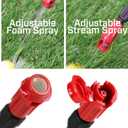 Chapin 20541 Pump Sprayer, 1Gallon, Foaming, Lawn & Garden, Translucent Poly Tank, Adjustable Nozzles, AntiClog Filter, 12" Wand & 34" Reinforced Hose for Weed, Pest & Fertilizer Applications