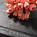 SHINE-CO LIGHTING PU Real Touch Tulips Artificial Flowers 30Pcs Flowers Arrangement Bouquet for Home Office Wedding Decoration (Pink) Vase Not Included