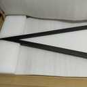 Pennant Frame Wood Flag Frame for 12 x 30 Inch Pennants Display Holder 1 Inch Team Flag Case, Black(2 Pcs)