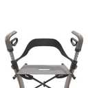 byACRE Carbon Ultralight Back Rest for Wide Model Rollator, Gray Adjustable Back Support Accessory, Rollator Not Included