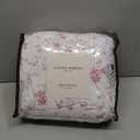 Laura Ashley Home - Queen Sheets, Soft Sateen Cotton Bedding Set - Sleek, Smooth, & Breathable Home Decor, Garden Muse Pink