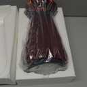 Home Decor, Mercury Glass Pillar Candle Pedestal Holders with 10 Led Lights, Lighted up Candle Holders for Pillar Candle, Glass Candlestick Holders with Timer for Wedding Home Dining Table Xmas (Red)