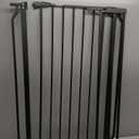 40" Extra Tall Baby Gate for Stairs, Auto Close Stroller Friendly Dog Gate Indoor for Doorways, Pressure Mounted 29"-40" Wide Baby Gate, Easy Walk Through Gate for Children & Pets, Black