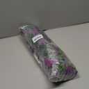 2 Packs Outdoor Artificial Hanging Flowers with 3D Magnetic Butterflies, UV Resistant Faux Silk Blooms for Spring Summer Porch Patio Balcony Decor, Violet & Red (With 8 PCS Simulated Butterflies)