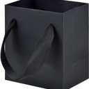 Aosric 30 Pack 4x2.8x4.5 Black Gift Bags  Small Sturdy & Reusable Premium Gift Bags for Jewelry, Candles, Candy, Cosmetics, Boutique Gift, Party Favors, Weddings, Birthdays, Christmas and Holidays