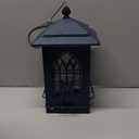 Kingsyard Squirrel Proof Bird Feeders for Outdoors with Weight-Activated Perches, 5 Lbs Capacity Large Metal Bird Feeder House for Small Wildbirds Cardinal Finch Bluebird, Weatherproof, Blue